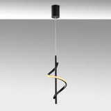 Black Metal Pendant Lamp Opulent 
