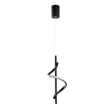 Black Metal Pendant Lamp Opulent 