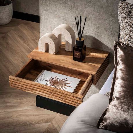 Arlo Nightstands Set of 2 – Solid Acacia with Drawer 