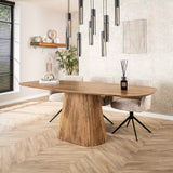 Dining table Sable 215 cm - Mango wood Sand 