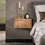 Floating Bedside Table Maria Set of 2 Mango Wood