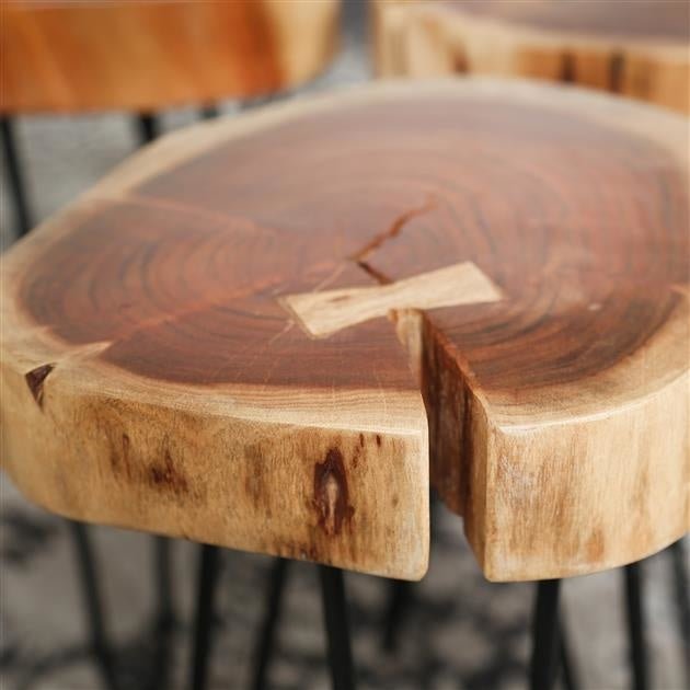 Side table Arbor DH Interior Acacia LxWxH 68x38x12 Acacia wood Atmospheric photo detail