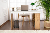 Bureaus - Vesper Studie bureau 130x120 cm wit dennenhout White Atlantic Pine Melamine - Dimehouse
