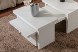 Coffee Table White Melamine Rebellion 