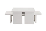 Coffee Table White Melamine Rebellion 