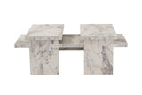 Marble Look Melamine Coffee Table Rebellion 