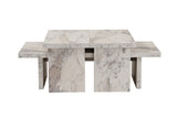 Marble Look Melamine Coffee Table Rebellion 