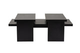 Black Melamine Coffee Table Rebellion 
