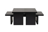 Black Melamine Coffee Table Rebellion 