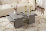 Gray Melamine Coffee Table Rebellion 