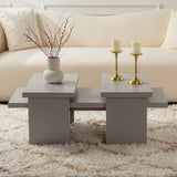 Gray Melamine Coffee Table Rebellion 