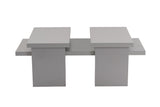 Gray Melamine Coffee Table Rebellion 