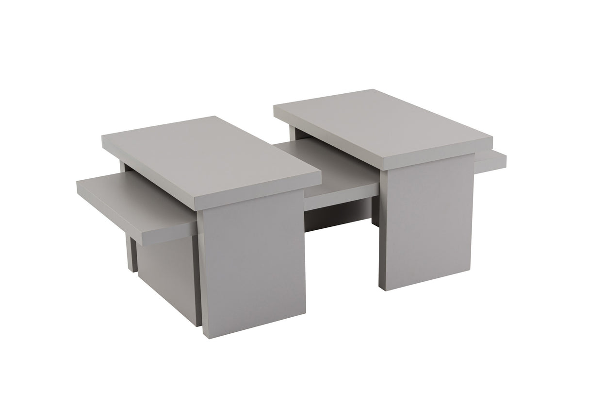 Gray Melamine Coffee Table Rebellion 