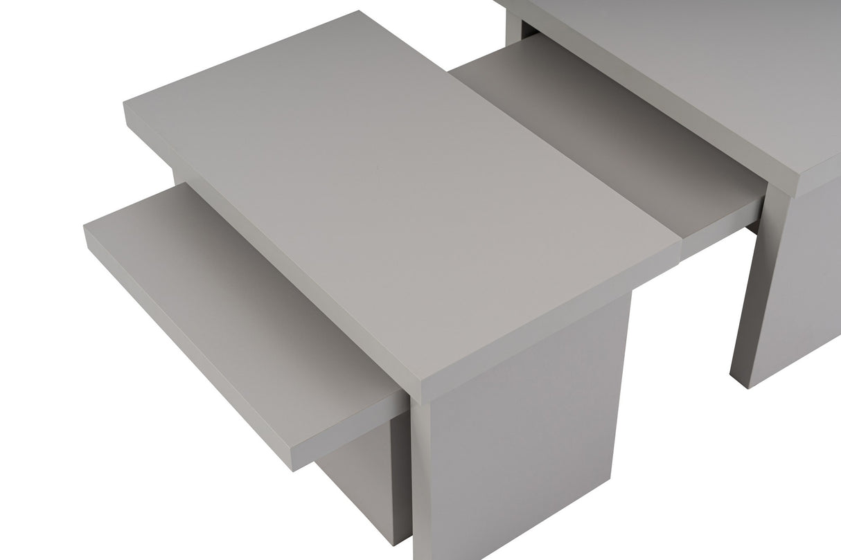 Gray Melamine Coffee Table Rebellion 