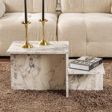 Eterna Marble Look Melamine Coffee Table 