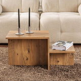 Coffee table Natural Pine Look Melamine Eterna 