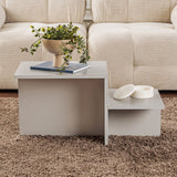 Gray Melamine Coffee Table Eterna 