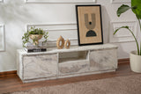 TV Furniture Marble Melamine Flare 42x160x29.5 cm 