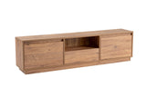 TV Meubels - TV Meubel Vanguard Atlantisch Dennenhout Melamine 160x42x29,5 cm - Dimehouse