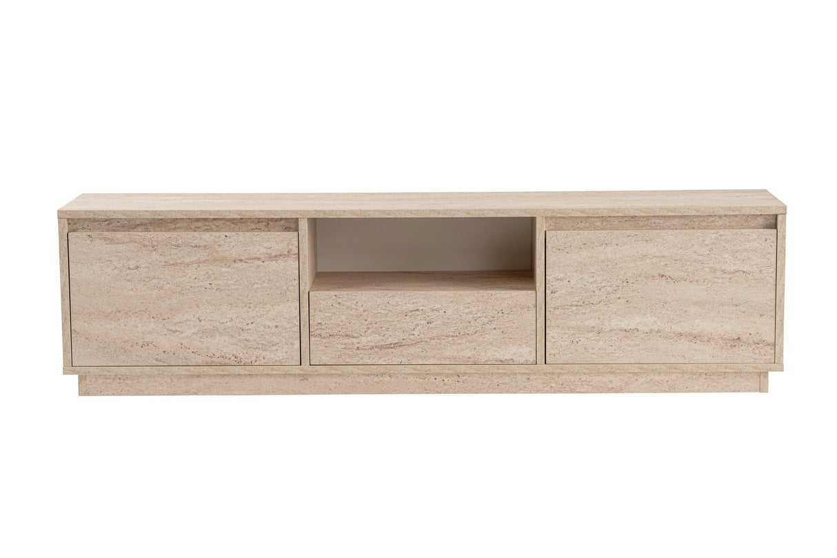 TV Cabinet Beige Melamine Flare 42x160x29.5 cm 
