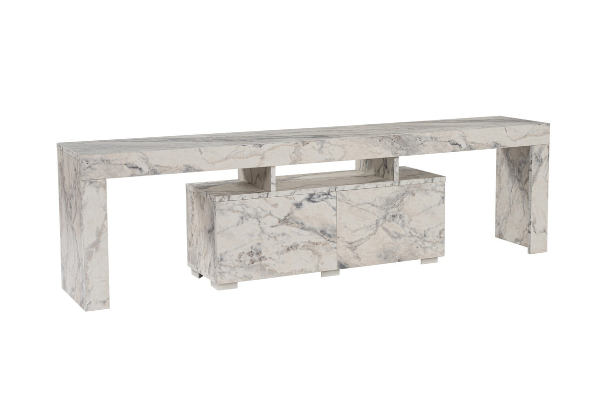 TV Cabinet Marble Melamine Vertex 50x180x31.3 cm 