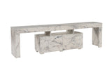 TV Cabinet Marble Melamine Vertex 50x180x31.3 cm 