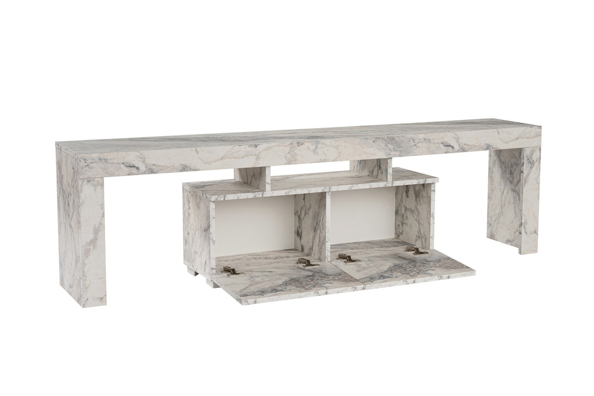 TV Cabinet Marble Melamine Vertex 50x180x31.3 cm 