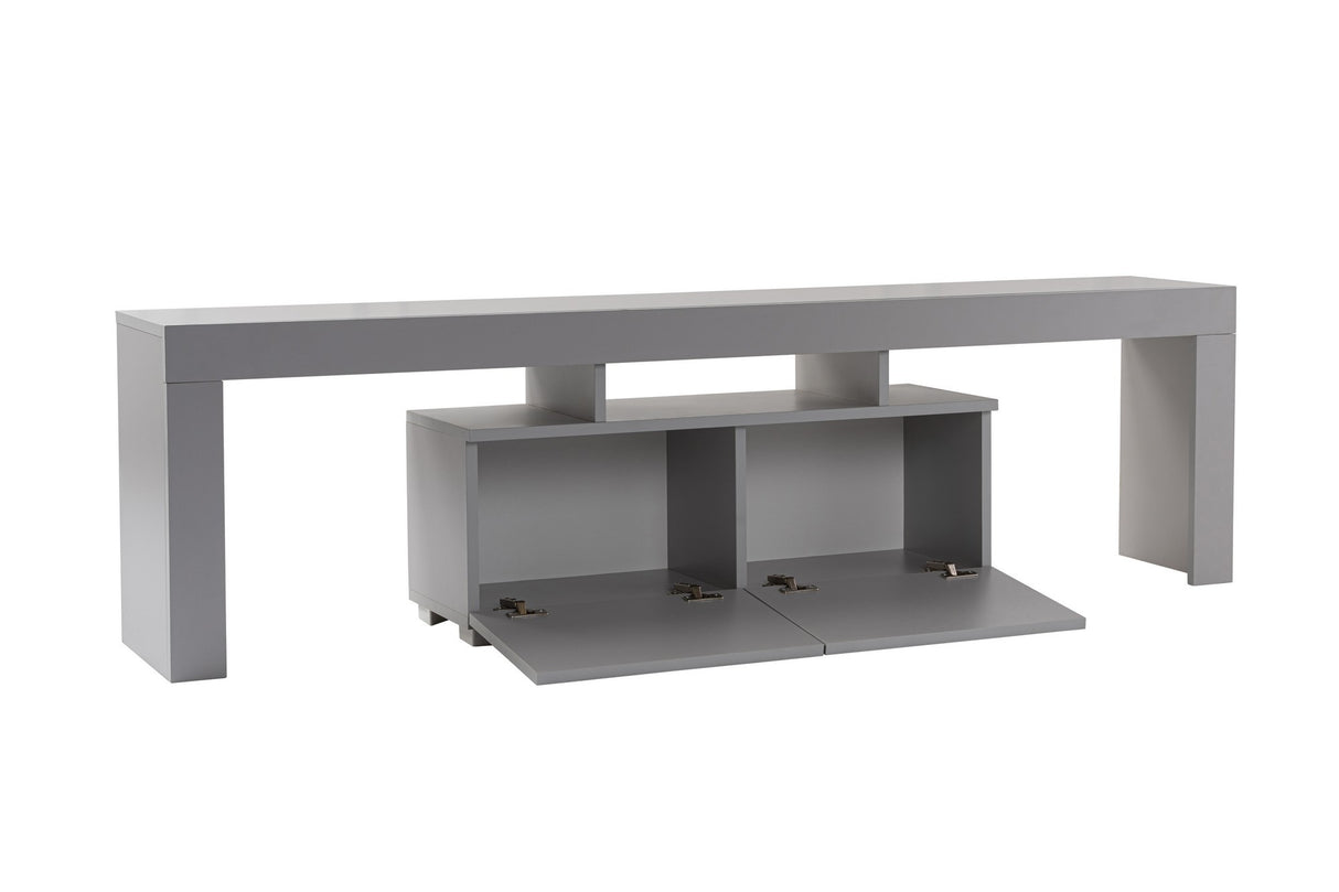 TV Cabinet Gray Melamine Vertex 50x180x31.3 cm 