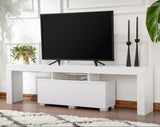 TV Cabinet White Melamine Vertex 50x180x31.3 cm 