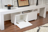 TV Cabinet White Melamine Vertex 50x180x31.3 cm 