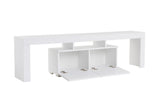 TV Cabinet White Melamine Vertex 50x180x31.3 cm 