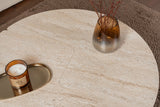 Salontafels - Salontafel Set van 2 Travertin Maira - Melamine - Dimehouse