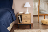 Nightstand Natural Melamine Pulsar 