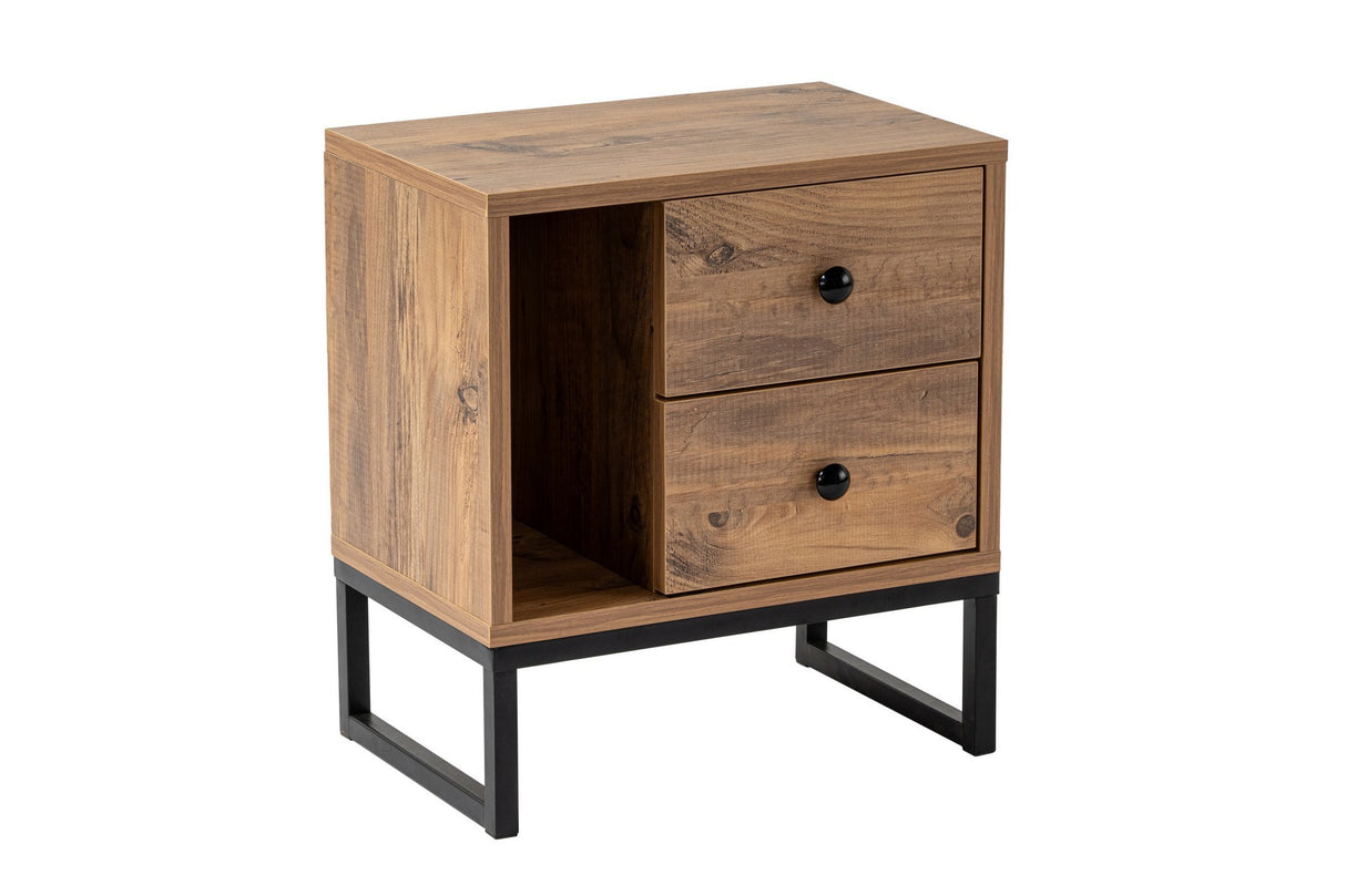 Nightstand Natural Melamine Pulsar 