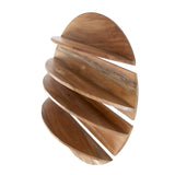 Round wall shelf Binc natural wood 
