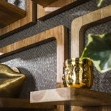 Set of 5 Wall shelves Mats Acacia Wood