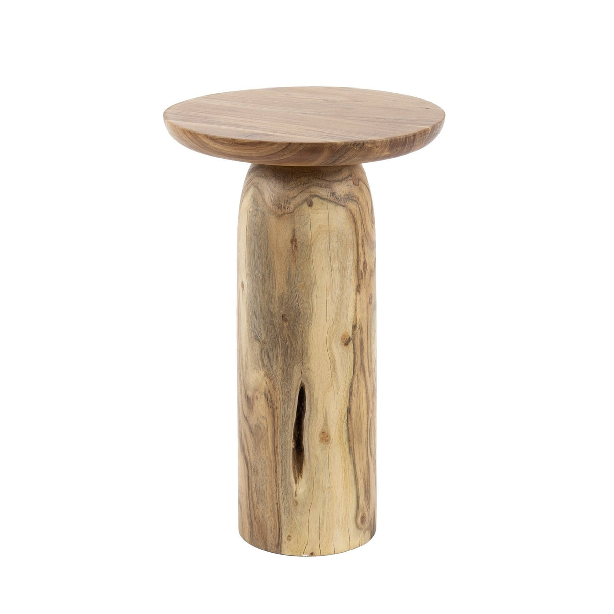 Side Table Nova - Solid Acacia Wood - 55 cm High 