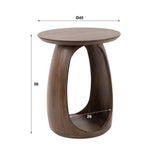 Side table Juno Acacia Brown 45x45x56 cm 