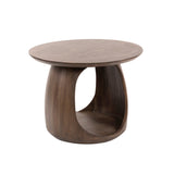Bijzettafels - Bijzettafel Nore Massief Acacia Bruin 60x60x46 cm - Dimehouse