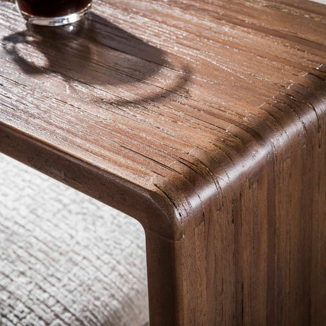 Overzettafel walnoot bruin teakhout Caro