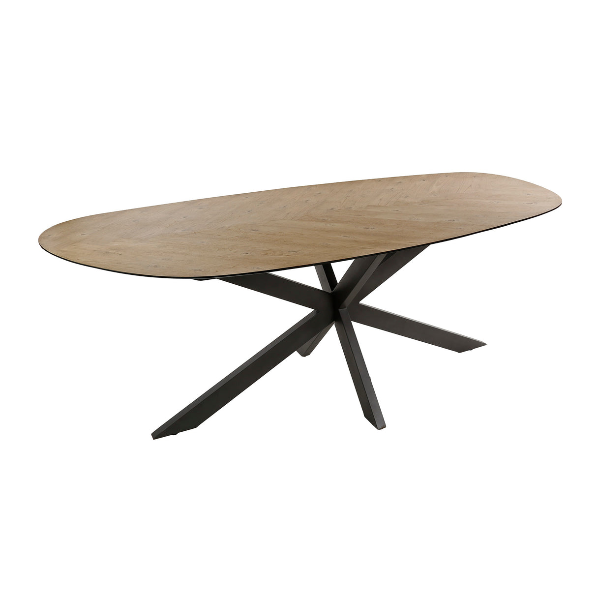 Organic dining table Annemé Herringbone Wood 215 x 105 cm