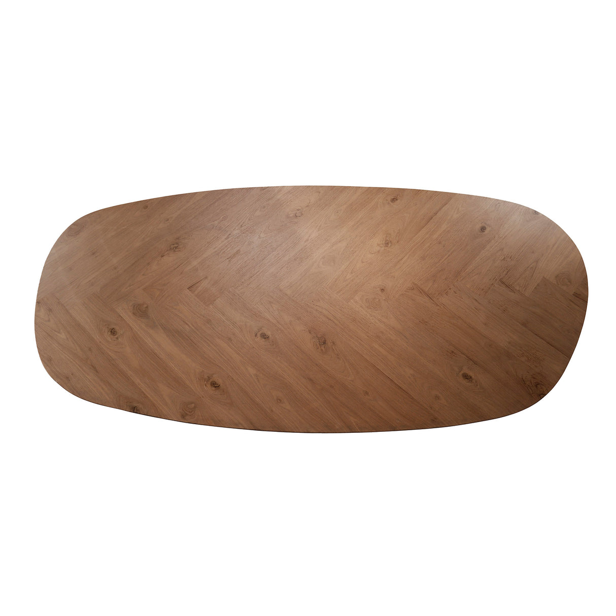 Organic dining table Annemé Herringbone Wood 215 x 105 cm