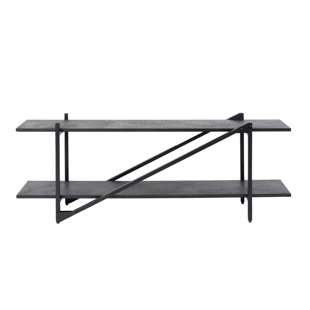 TV Furniture Loek Gray Metal 140 cm 