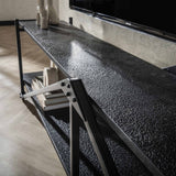 TV Furniture Loek Gray Metal 220 cm 