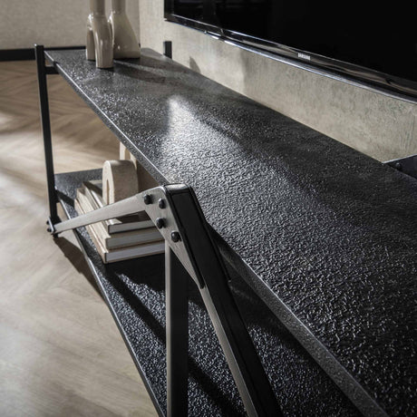 TV Furniture Loek Gray Metal 220 cm 