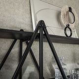 Loek 5-layer Metal Gray Wall Cabinet 220 cm 