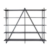 Loek 5-layer Metal Gray Wall Cabinet 220 cm 