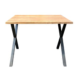 Industrial Bar Table Kevin 140 cm Cross Leg