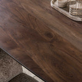 Danish Oval Dining Table Laurie Acacia Wood 215x105