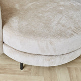 Sofa Bella Dimehouse Beige LxWxH 138x98x55 Fabric Detail photo of fabric